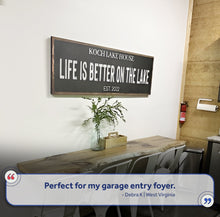 Load image into Gallery viewer, Life Is Better On The Lake Sign III