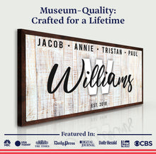 Load image into Gallery viewer, Family Wood Sign III