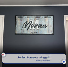 Load image into Gallery viewer, Family Wood Sign IV
