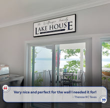 Load image into Gallery viewer, Family Lake House Arrow Sign III