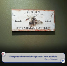 Load image into Gallery viewer, Brahman Cattle Sign II