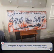 Load image into Gallery viewer, Sand And Surf Sign V