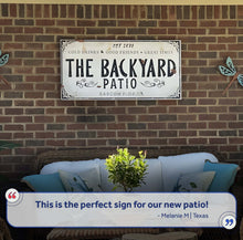 Load image into Gallery viewer, Family Patio Sign