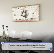 Load image into Gallery viewer, Angus Ranch Sign III