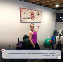 Load image into Gallery viewer, Gym Sign X