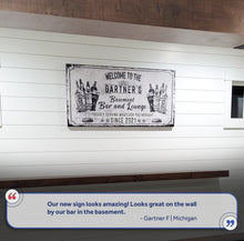 Load image into Gallery viewer, Bar Sign VI