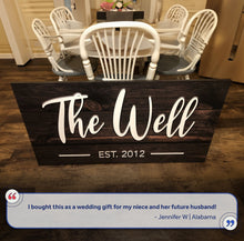 Load image into Gallery viewer, Wooden Family Name Sign