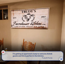 Load image into Gallery viewer, Farmhouse Kitchen Sign
