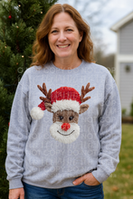 Load image into Gallery viewer, Reindeer faux yawn tee or sweatshirt
