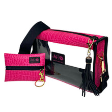 Load image into Gallery viewer, Clear Fan Girl Bag with Micro Card Holder