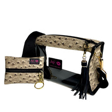 Load image into Gallery viewer, Clear Fan Girl Bag with Micro Card Holder