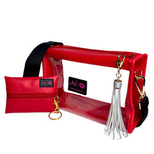 Load image into Gallery viewer, Clear Fan Girl Bag with Micro Card Holder