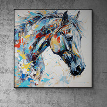 Load image into Gallery viewer, Canvas Print: "Vivid Steed"