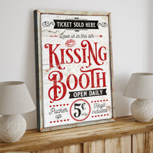 Load image into Gallery viewer, Valentines Day Kissing Booth Sign III