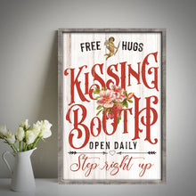 Load image into Gallery viewer, Valentines Day Kissing Booth Sign
