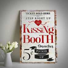 Load image into Gallery viewer, Valentines Day Kissing Booth Sign II