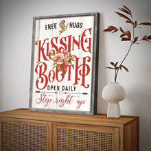 Load image into Gallery viewer, Valentines Day Kissing Booth Sign