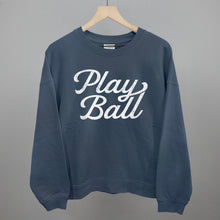 Load image into Gallery viewer, Play Ball (Vintage Script White)