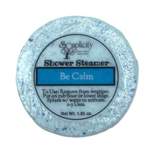 Load image into Gallery viewer, Be Calm Shower Steamer