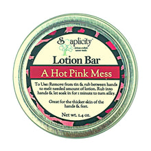 Load image into Gallery viewer, A Hot Pink Mess Lotion Bar