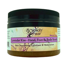 Load image into Gallery viewer, Lavender Kiss Hand, Foot &amp; Body Sugar Scrub
