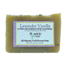 Load image into Gallery viewer, Lavender Vanilla Soap Bar