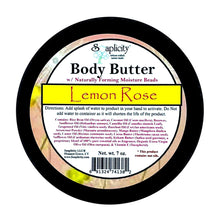 Load image into Gallery viewer, Lemon Rose Body Butter