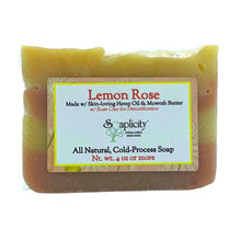 Load image into Gallery viewer, Lemon Rose Soap Bar