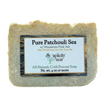 Load image into Gallery viewer, Pure Patchouli Sea Salt Soap Bar