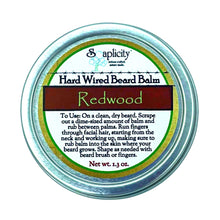 Load image into Gallery viewer, Redwood Hard Wired Beard Balm