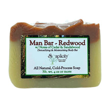 Load image into Gallery viewer, Redwood Soap Man Bar