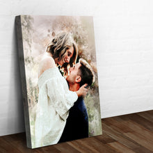 Load image into Gallery viewer, Couple Watercolor Portrait Sign