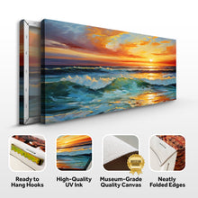Load image into Gallery viewer, Canvas Print: "Sunset Surge"
