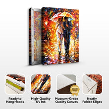 Load image into Gallery viewer, Canvas Print: "Rainy Romance"