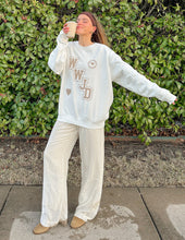 Load image into Gallery viewer, WWJD Varsity Unisex Crewneck
