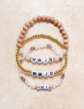 Load image into Gallery viewer, WWJD Letter Bracelet