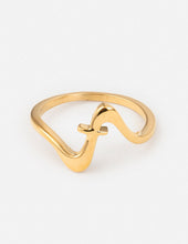 Load image into Gallery viewer, Wavy Cross Ring
