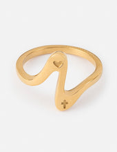 Load image into Gallery viewer, Wavy Heart Ring