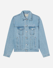 Load image into Gallery viewer, What a Friend In Jesus Denim Jacket