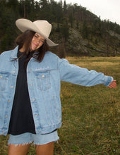 Load image into Gallery viewer, What a Friend In Jesus Denim Jacket