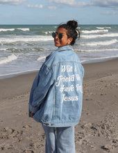 Load image into Gallery viewer, What a Friend In Jesus Denim Jacket