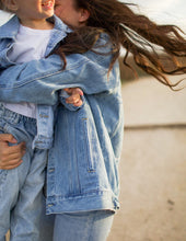 Load image into Gallery viewer, What a Friend in Jesus Kids Denim Jacket