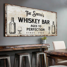 Load image into Gallery viewer, Whiskey Bar Sign III