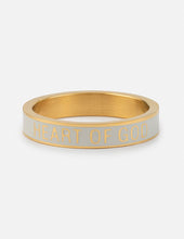 Load image into Gallery viewer, White Enamel Heart of God Ring