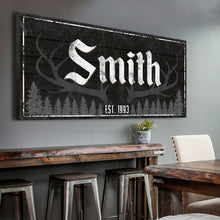 Load image into Gallery viewer, Rustic Family Antler Sign III