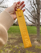 Load image into Gallery viewer, Yellow Oversized Logo Keychain