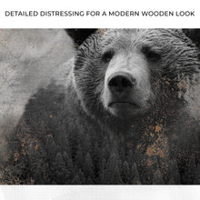 Load image into Gallery viewer, Animals Forest Bear Brown Canvas Wall Art
