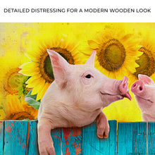 Load image into Gallery viewer, Sunflower Pigs Canvas Wall Art
