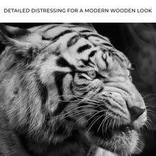 Load image into Gallery viewer, Black And White Smoking Tiger Canvas Wall Art