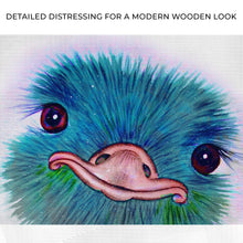 Load image into Gallery viewer, Watercolor Ostrich Canvas Wall Art